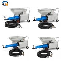 Pompe à vis à cavité progressive pour machine de jet-grouting, mini-pompe à injection de béton avec moteur 4 kW et capacité de trémie de 110 L