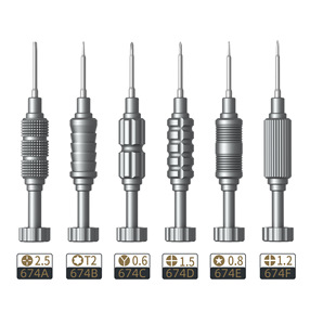 Petit tournevis de précision en acier pour démontage de téléphones mobiles Android et Apple, outil de démontage de téléphone portable, kit de tournevis spécial - Product Image 1