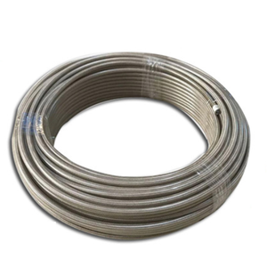 สายไฮดรอลิก PTFE แบบยืดหยุ่น Blince Chemical Resistant Stainless Steel Braided 100 R14 ทนสารเคมี  ทำจากสแตนเลสสตีลถัก  ช่วงอุณหภูมิการตัด -54 ถึง 204 องศาเซลเซียส - Product Image 2