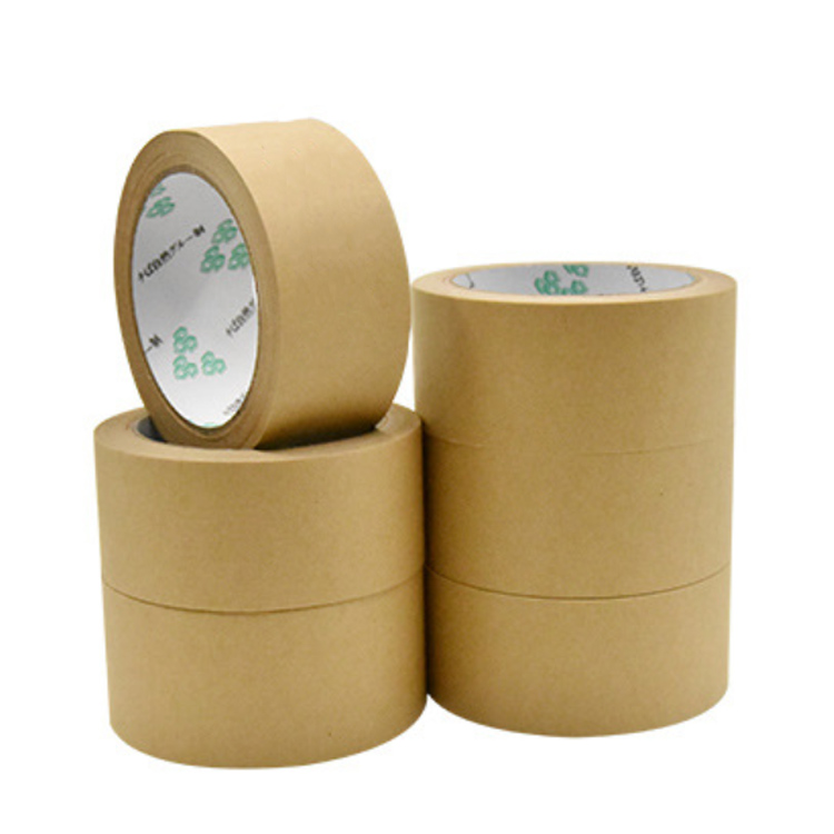 Eco Friendly Self Adhesive Gummed Rubber Usage Photo Frame Kraft Paper Tape