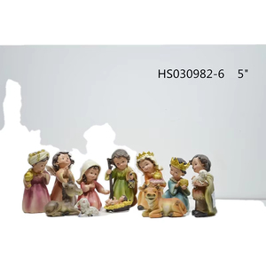 Personnalisé Anime Inspiré 3D Résine Artisanat Divin Enfant Jésus Nino Statue Religieux Décor À La Maison Statue De Noël de la Vierge <span class=keywords><strong>Marie</strong></span> - Product Image 2