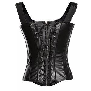 Corsé Reductor de Cintura Negro Sólido Talla Grande 5XL 6XL, Cinta Modeladora con Hebilla, Corsés y Bustiers, Lencería para Mujeres con Busto Grande - Product Image 5