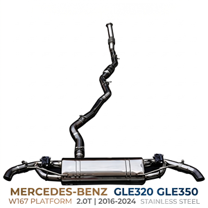 Système d'échappement Catback à soupapes Vortex SS304 pour Mercedes Benz Classe GLE W167 GLE350 2.0T 2016-2024 Systèmes de performance - Product Image 1
