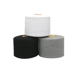 Fil cardé à l'ouverture en coton et polyester mélangé, teint, écologique, haute ténacité, Ne 6/1 Nm 10/1, du Vietnam, pour la fabrication de gants - Fournisseur - Product Image 1
