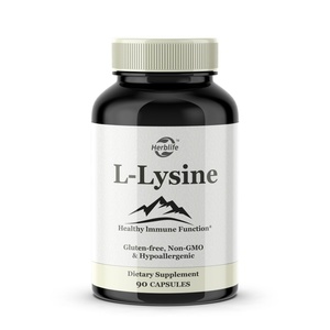 Cápsulas de L-lisina OEM ODM, Apoyan el Sistema Inmunológico, Antioxidante, Absorben Calcio, Mejoran la Energía, Veganas, Sin GMO, Sin Gluten - Product Image 1
