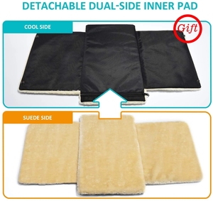 Kedi Pet havayolu onaylı genişletilebilir katlanabilir yumuşak köpek taşıyıcı 5 açık kapılar yansıtıcı bantlar kedi seyahat çantası - Product Image 3