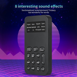 Nuova Scheda Audio Universale Mini con Funzioni Avanzate, Modulatore di Voce con Interfaccia USB e Microfono da <span class=keywords><strong>3</strong></span>,5mm per Telefoni Cellulari, Computer e Uso in Studio - Product Image 5