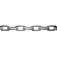 Chaîne à maillons courts din 766, plaqué ZINC, électrique, 2 pièces
