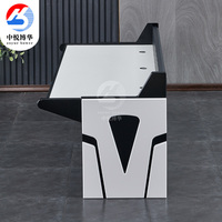 Bureau de direction moderne extensible en métal pour les opérations de sécurité - Mobilier de bureau