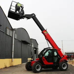 Manufacty il caricatore telescopico del muletto telescopico 3ton 4ton 5ton il Mini sollevatore telescopico del carrello elevatore 7M 14M 18M il caricatore telescopico della ruota