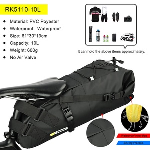 <span class=keywords><strong>Bolsa</strong></span> Trasera para Bicicleta de Montaña Rhinowalk OEM, Ligera, Impermeable, para Bicicleta de Gravel, <span class=keywords><strong>Bolsa</strong></span> de Asiento para Ciclismo - Product Image 3