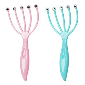 Massageador de Cabeça Zhedage WZS-001, Escova de Couro Cabeludo com Rolos e Garras de Cinco Dedos, Ferramenta de Cuidado Manual para Alívio do Estresse - Product Image 4