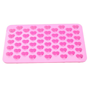 Prix usine <span class=keywords><strong>Mini</strong></span> <span class=keywords><strong>moule</strong></span> en silicone en forme de coeur pour la cuisson plateau à glace coeur 3D pour bonbons chocolat savon gelée gâteau - Product Image 1