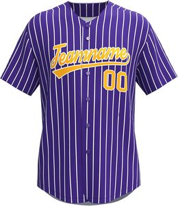 Imprimir Nombre personalizado Camiseta de béisbol Imprimir o cosido Nombre personalizado, número y logotipo para hombres Mujeres Niños Jóvenes - Product Image 5