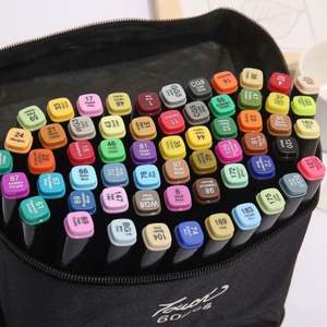 Ensemble de 80 marqueurs artistiques à double embout, lavables et effaçables, non toxiques, pour adultes et enfants - Product Image 3