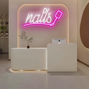 Nail Salon LED Neon <b>Sign</b> Nail Art Hand Design USB Dimmable Acrylic Neon Light <b>Sign</b> For Nail Spa Beauty Shop Window Display Decor - Product Image 5