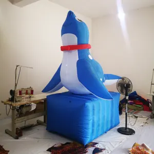 Customized inflatable marine animal inflatable blue sea lion