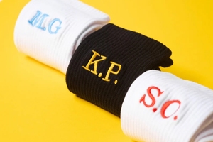 Chaussettes habillées en <span class=keywords><strong>coton</strong></span> personnalisées <span class=keywords><strong>pour</strong></span> hommes avec initiales, motif lettres antibactérien, écologiques, <span class=keywords><strong>idée</strong></span> <span class=keywords><strong>cadeau</strong></span> <span class=keywords><strong>pour</strong></span> témoin <span class=keywords><strong>de</strong></span> mariage - Product Image 2