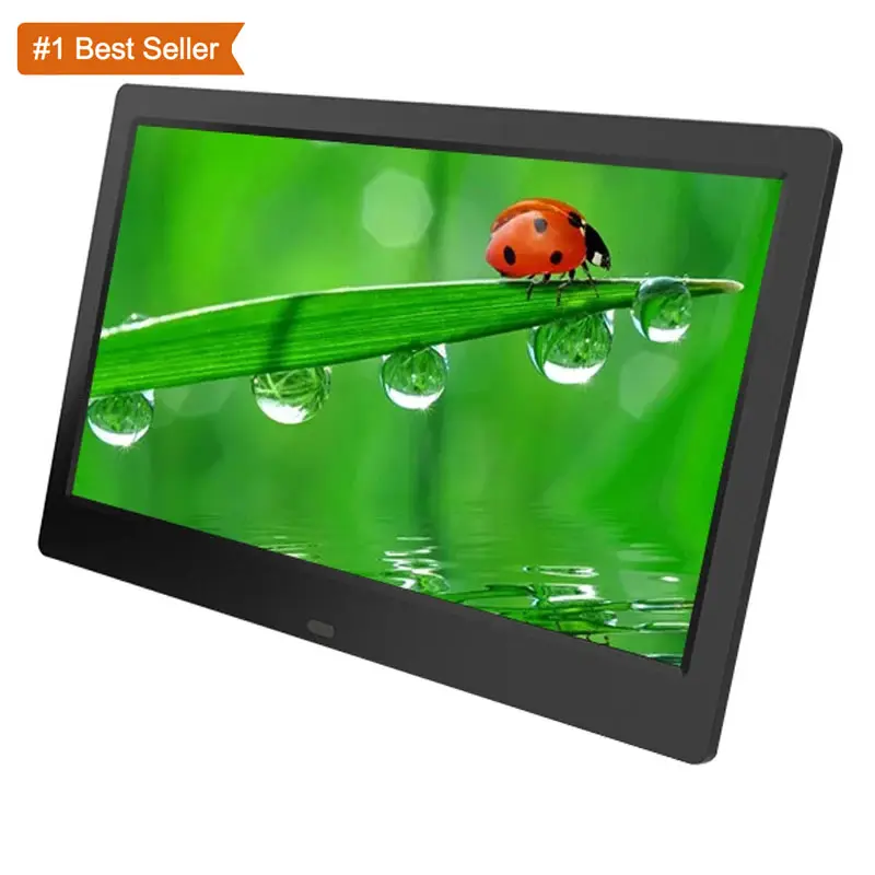 Jumon 10 inch Screen LED Backlight HD 1280*800 digital photo frame Electronic Album Picture Music Movie Full Function