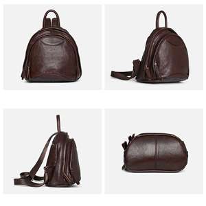 Westal fashion mini zaino in vera pelle conciata al vegetale zaino antifurto zaino da donna zaino da viaggio - Product Image 6