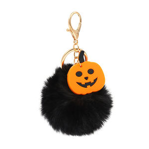 Moda minimalista Simple monstruo peluche dibujos animados muñeca mochila encanto fiesta favores Halloween llavero para estudiante regalo al por mayor - Product Image 1