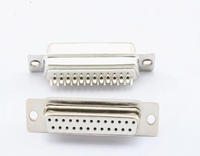 Tornillo DB25 DB 15/9/23/26/37/5062/78 PIN D-sub Conectores hembra/macho 25 Pin D sub Cableado Tipo estándar