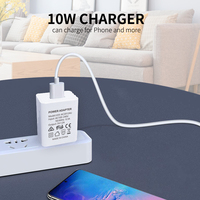Adaptateur de voyage compact pour téléphone portable avec prise AU, chargeur mural intelligent et rapide, micro-prise, téléphone Android 5V 1A, chargeur USB