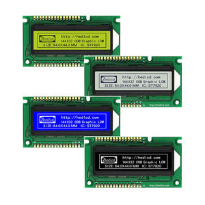 Nhà máy bán 2.6 "84x44 Mét 14432 144x32 đồ họa <span class=keywords><strong>LCD</strong></span> hiển thị <span class=keywords><strong>module</strong></span> với ST7920 aip31020 cổng song song cho thiết bị đo đạc - Product Image 1