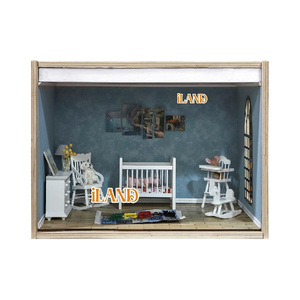 Wooden Diorama <strong>Box</strong> Deep Shadow <strong>Box</strong> Frame Large Display <strong>Box</strong> Display Case - Product Image 5
