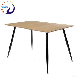 Chine or fournisseur de meubles de cuisine moderne MDF avec table à manger en métal