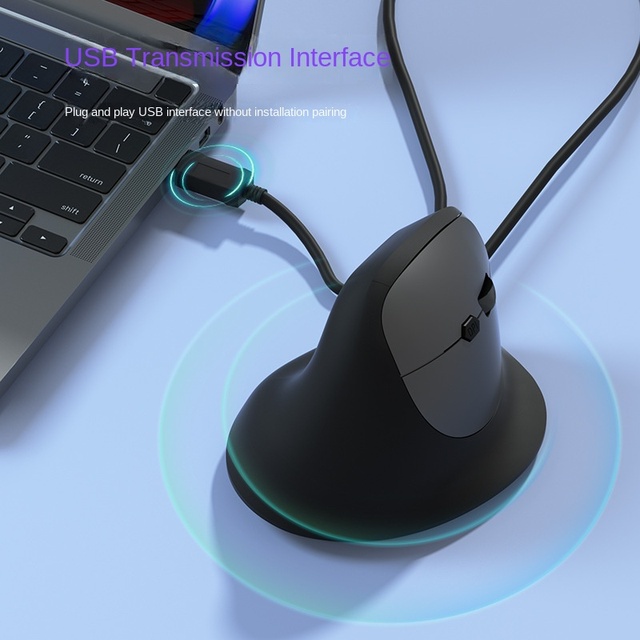 Factory Spot Wholesale Wireless Vertical Mouse 11 Buttons Ergonomic Charging for 2.4G/ Game Mute USB Self-Charging