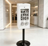 Distributeur automatique de tatouages temporaires KV25S, nouvelle version commerciale 2026, homologué CE, avec fente à monnaie, grande capacité, expédition rapide
