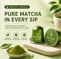 Capsules de Collagène Boost Matcha Espresso – Mélange Boisson Beauté Compatible avec les Cafetières Original Line – Marque Privée, Logo Personnalisé, Vente en Gros