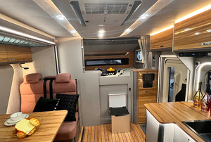 Tuyệt vời tường poer Pickup Motorhome <span class=keywords><strong>RV</strong></span> 4WD <span class=keywords><strong>Class</strong></span> C động cơ nhà trượt ra Cắm Trại Trung Quốc sang trọng motorhomes để bán - Product Image 4