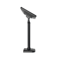 Monitor POS Layar Sentuh Pelanggan PD 70 LED 10.1 inci 1280*800 IPS VGA untuk Bisnis
