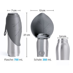 <span class=keywords><strong>ELSPET</strong></span> Bouteilles d'eau isolées en acier inoxydable de 27oz, distributeur d'eau étanche pour chiots, pour la marche, le voyage et les chiens. - Product Image 5