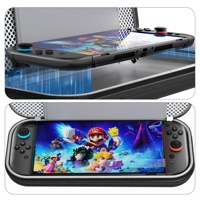 Sac de rangement en PU en stock pour Nintendo Switch 2, étui de transport rigide antichoc en EVA, étanche avec fermeture éclair pour design à rabat