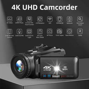 Caméra vidéo 4K en promotion, caméscope DV avec écran tactile 4,0'', zoom numérique 18X, prise en charge du Wi-Fi, caméra de vlogging pour YouTube - Product Image 2