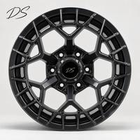 Nuevas Llantas de Aleación Cóncavas Profundas para Todoterreno, 17 Pulgadas, 6x139.7, Color Negro Mate, para Jeep Wrangler y Ford Bronco