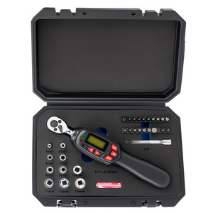 DZT Quick Release Ratchet Wrench 1/4 In Digital <b>Torque</b> 1.5-30Nm Socket <b>Set</b> For Auto Home Repair Tool Kit - Product Image 1