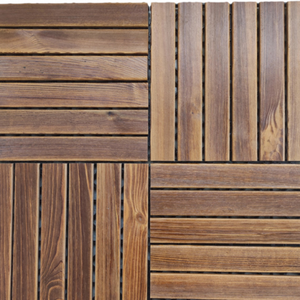 Baldosas de Madera Modernas con Recubrimiento de Aceite, Lisas, Entrelazadas, 300 x 300 mm, Ranuradas, Impermeables para Exteriores - Product Image 5