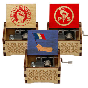 LA Marseillaise กล่องดนตรีมือหมุนทำจากไม้, กล่องดนตรีประจำชาติของฝรั่งเศสของที่ระลึกพิเศษสำหรับเพื่อนวันเกิดของขวัญคริสต์มาส - Product Image 1