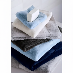 Ensemble de 6 serviettes de bain en coton peluche luxueusement douces débarbouillettes ultra-absorbantes pour le confort quotidien et l'élégance de la salle de bain - Product Image 1