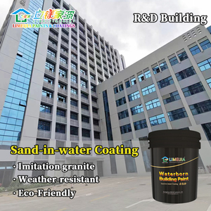 Pintura de Pared Resistente a la Intemperie al por Mayor, 25 kg/barril, para Hoteles de Lujo <span class=keywords><strong>y</strong></span> Plazas Comerciales, Revestimiento Tipo Piedra con Aspecto de Arena en Agua - Product Image 2