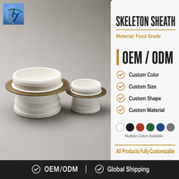 Gaine de protection en silicone renforcé en acier inoxydable de qualité alimentaire sur mesure pour tuyaux sanitaires, fabrication OEM ODM