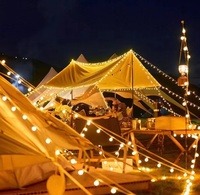 S14 A60 10m IP44 Waterdichte LED Filament Lichtketting Valentijnsdag Aansluitbaar E27 Buiten Verlichting Tuin Patio Cafe Decoratie
