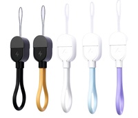 Câble court USB Type C 16CM PD60W avec lanière porte-clés, portable, chargeur rapide USB-C vers USB-C 60W, câble de batterie externe – Approvisionnement direct usine