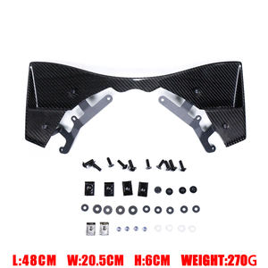 AKOSO 100% 리얼 드라이 카본 파이버 GP 프론트 다운포스 스포일러 윙렛, 스즈키 GSXR1000 GSXR1000R GSXR1000RR 2017-2025년 모델용 - Product Image 2