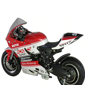 Mini moto sportive 60cc Pocketbike pour enfants, moto de course tout-terrain avec une puissance de 100W et un poids de 42kg - Product Image 1