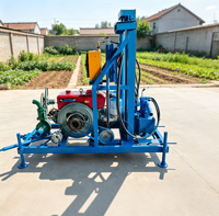 Foreuse hydraulique diesel portable pour puits d'eau, 100m, 150m, 200m, pour l'approvisionnement en eau des fermes et des zones rurales – Fournisseur direct usine